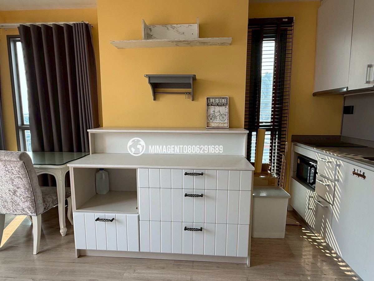 For SaleCondoThaphra, Talat Phlu, Wutthakat : 𝗪𝗵𝗶𝘇𝗱𝗼𝗺 𝘀𝘁𝗮𝘁𝗶𝗼𝗻 𝗥𝗮𝘁𝗰𝗵𝗮𝗱𝗮-𝘁𝗵𝗮𝗽𝗿𝗮 Beautiful room, selling cheap 𝟳.𝟮 million.