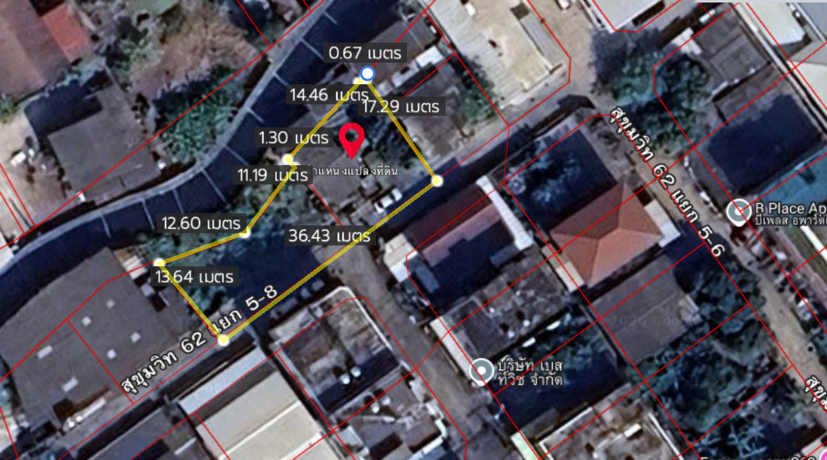 ขายที่ดินสุขุมวิท อโศก ทองหล่อ : ขายที่ดิน 2 แปลงสวย สุขุมวิท 62 แยก 5 ทำเลศักยภาพ ใกล้ BTS ทางด่วน