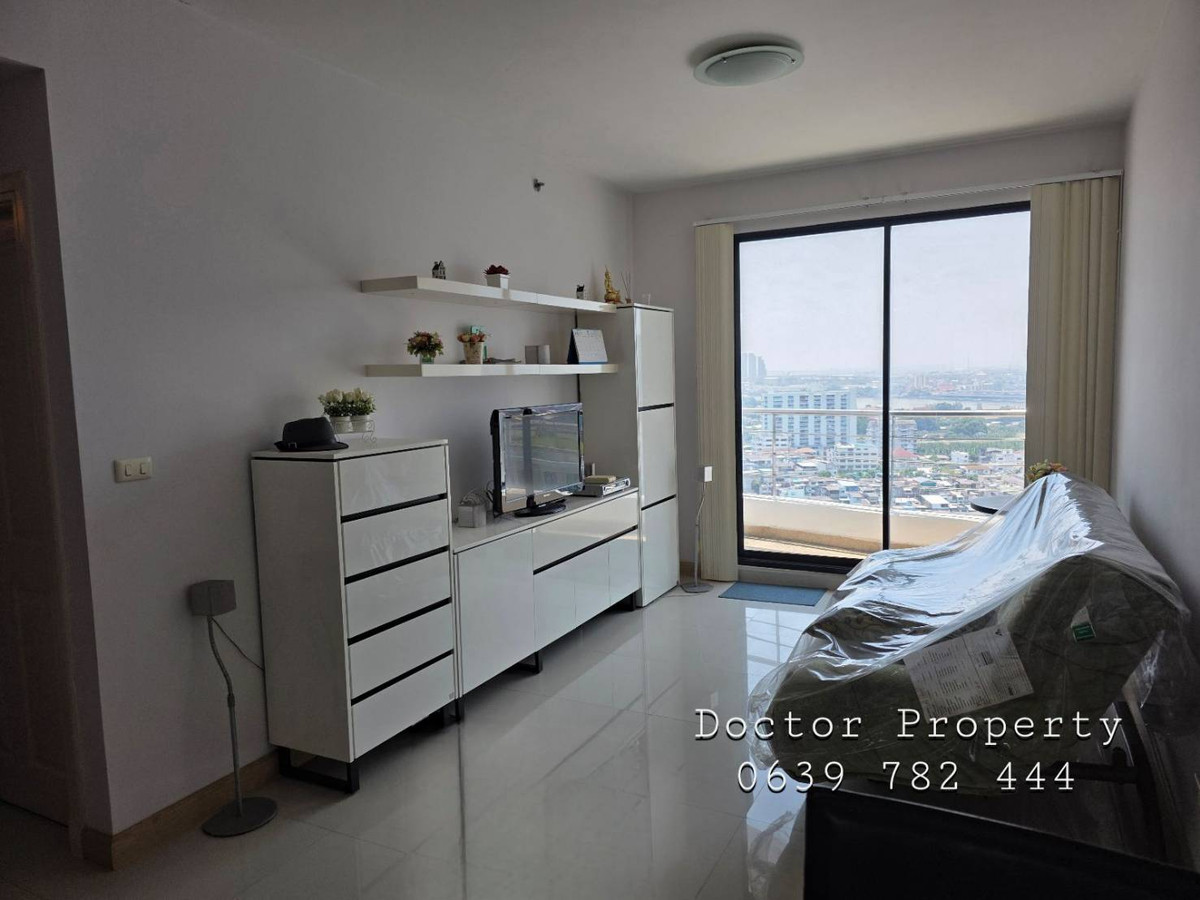 ขายคอนโดพระราม 3 สาธุประดิษฐ์ : 🔥 ลด 8 แสน! ห้องใหญ่ 89 ตร.ม. Supalai Casa Riva วิวแม่น้ำ Rare Item 🔥2 ห้องนอน 2 ห้องน้ำ ไม่เคยเข้าอยู่ เฟอร์ครบ พร้อมอยู่