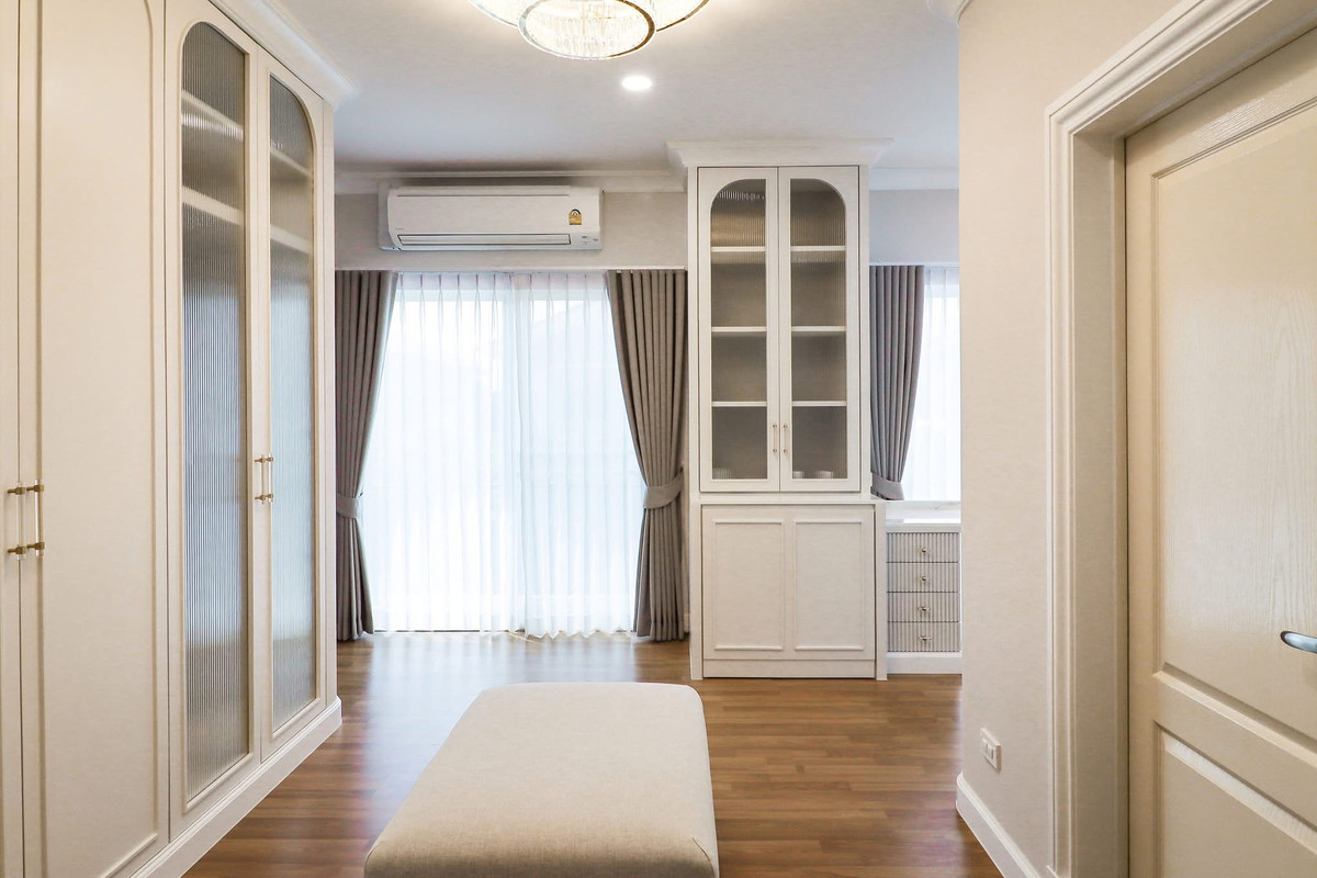 For RentHouseRama5, Ratchapruek, Bangkruai : New single house for rent, Casa Legend Rama 5-Ratchaphruek, 4 bedrooms, full built-ins, near Central Westville.