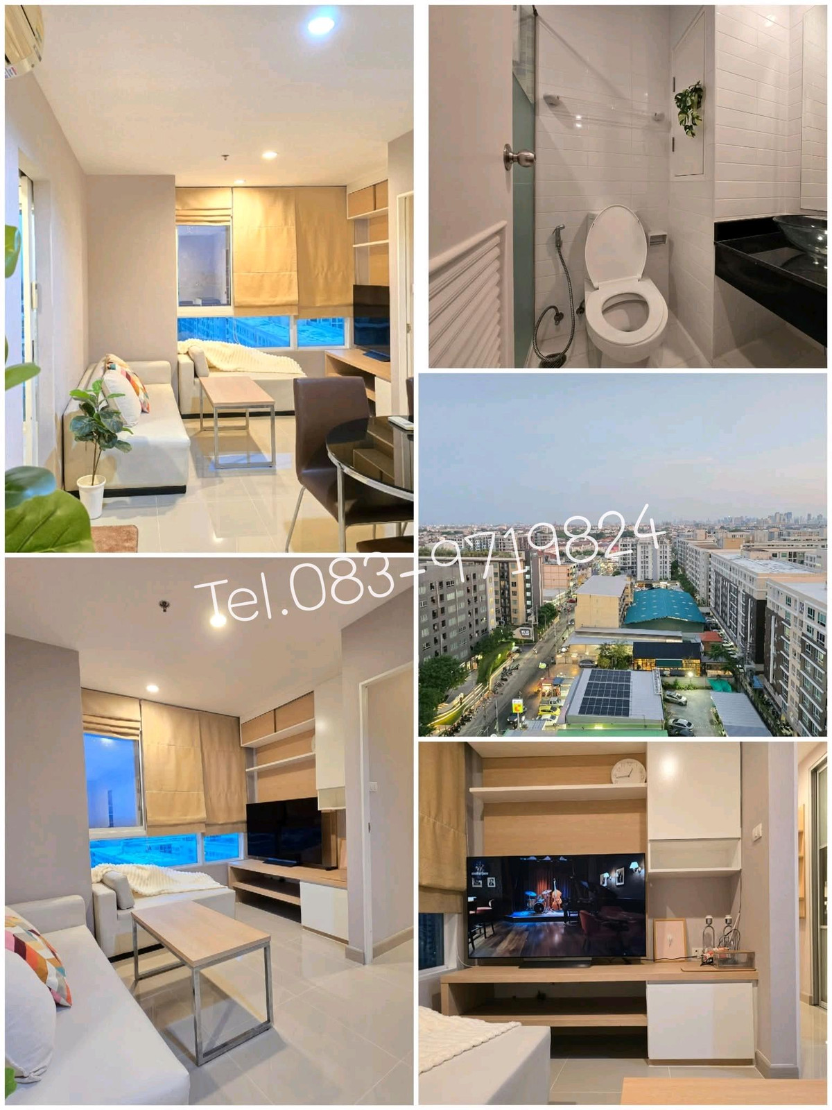 ให้เช่าคอนโดเกษตร นวมินทร์ ลาดปลาเค้า : ให้เช่าคอนโดเปรมสิริ บูทีค พาร์ค  อาคารA