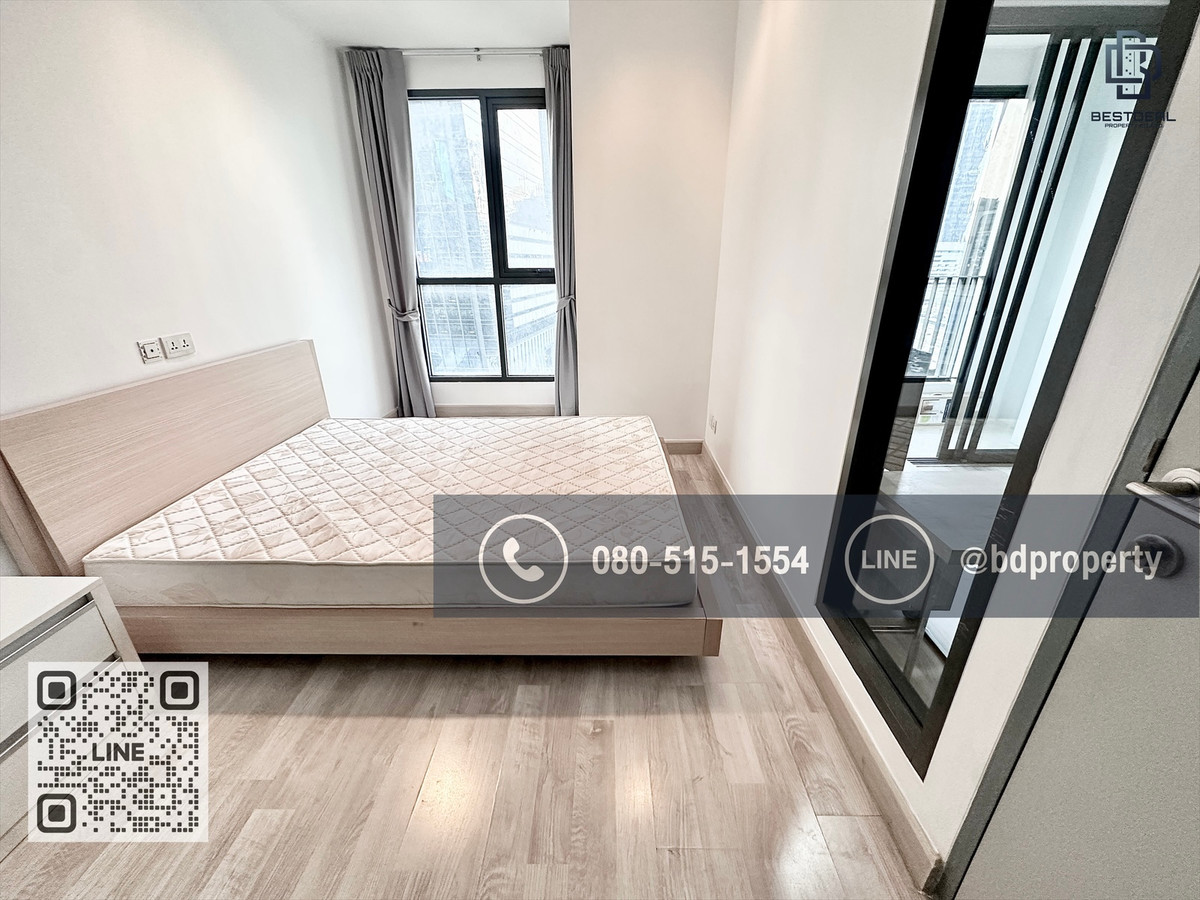 For RentCondoRama9, Petchburi, RCA : Bestdeal for rent Studio 22 sq m. Price 13,000/month only. Fully furnished and electrical appliances "IDEO MOBI RAMA 9" near MRT and Central Rama 9, only 80 m.