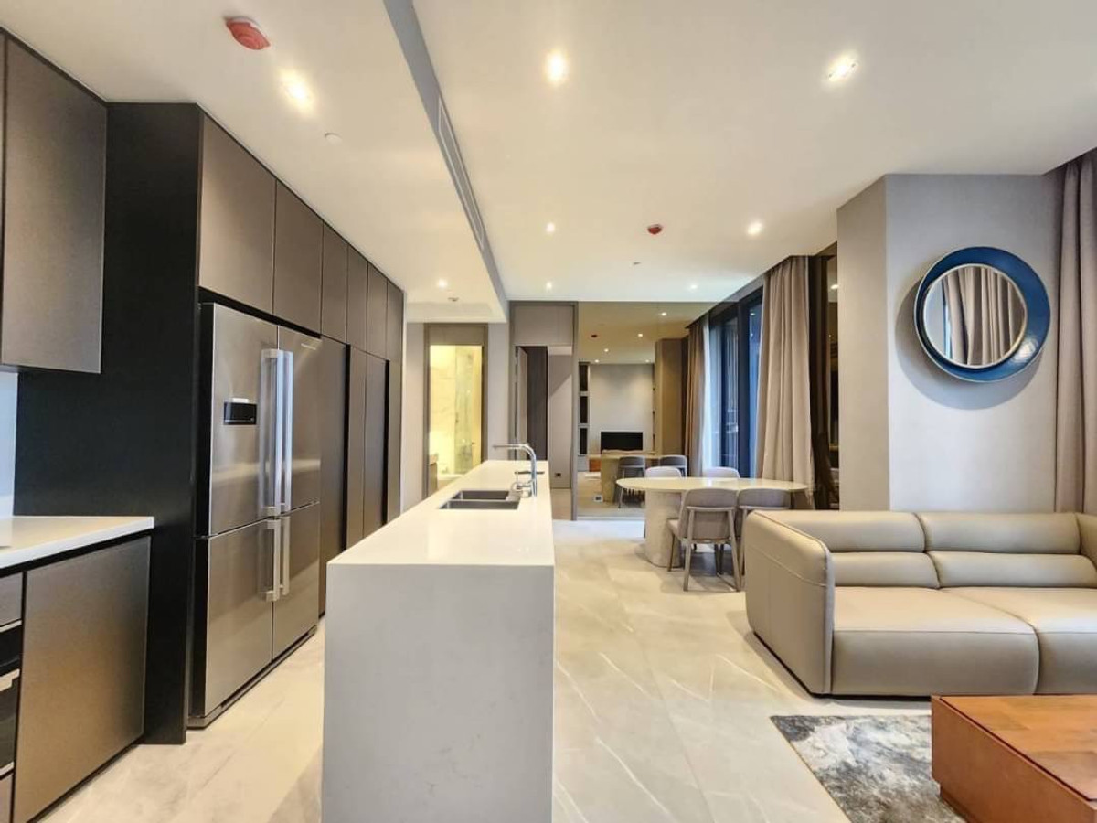 For RentCondoSukhumvit, Asoke, Thonglor : (For Rent) Hyde Heritage Thonglor 2-BR 77.10 Sq.m., Corner room, Unblocked view. Fully furnished + Electrical appliances ㅡ Near 🚆 BTS Thonglor