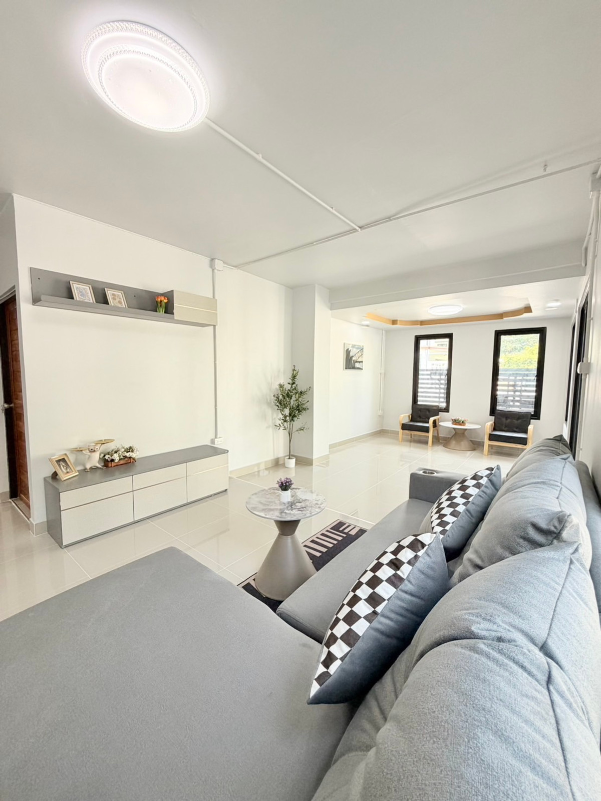 ขายนนทบุรี บางใหญ่ บางบัวทอง : ขายบ้านแฝด พฤกษา 14A หลังมุมติดสวน 53.3 ตร.ว. 5 นอน ครัวกว้าง ฟรีโอน