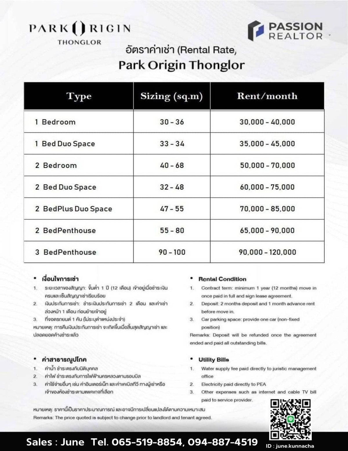 ขายคอนโดสุขุมวิท อโศก ทองหล่อ : 🏙️ ขายขาดทุน !!!💥 3 BR 100 ตร.ม. Park Origin Thonglor 💥 24.9 ล้านบาท 📈 Yield ปล่อยเช่า 4%/ปี 🏢 100 ตร.ม. 🛏️ 3 ห้องนอน 3 ห้องน้ำ 🤝 Co-agent