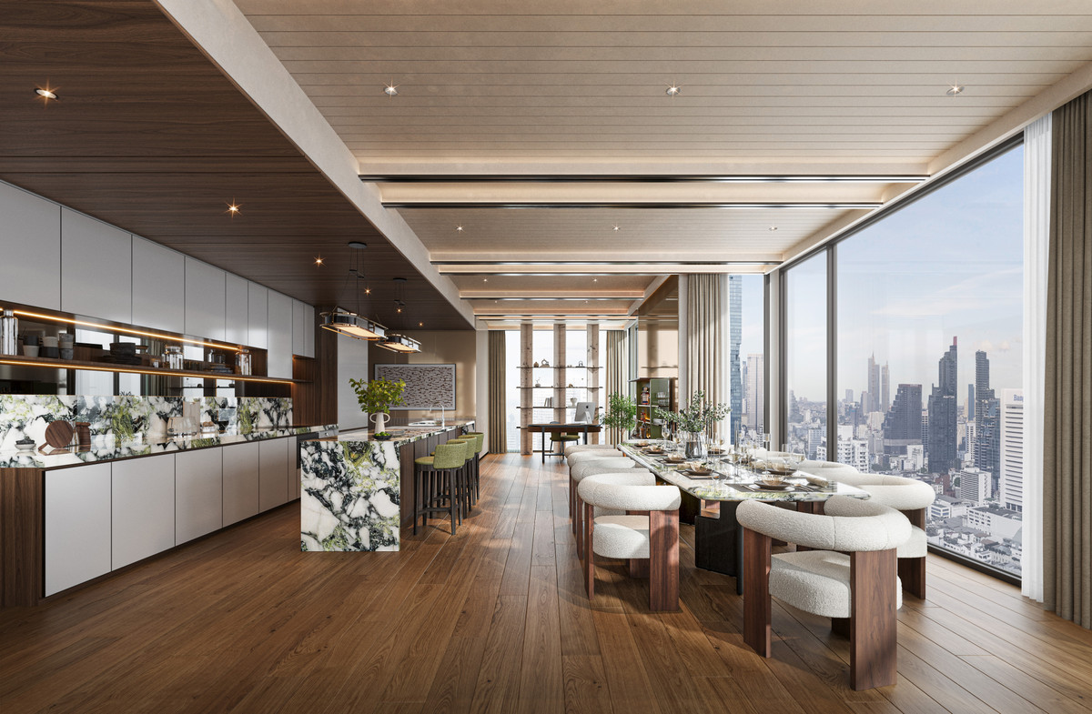 ขายคอนโดสีลม ศาลาแดง บางรัก : ✨ THE ULTIMATE MASTERPIECE ✨ | Duplex Penthouse @ROMM CONVENT  ใจกลาง CBD พื้นที่กว้างขวางถึง 418.6 ตารางเมตร บนชั้นสูงสุด (ชั้น 28-29) มอบทัศนียภาพเส้นขอบฟ้าฝั่ง Sathon Nuea และวิวระดับ Iconic อย่าง อย่าง Mahanakhon และ One Bangkok แบบไม่มีอะไรกั้น