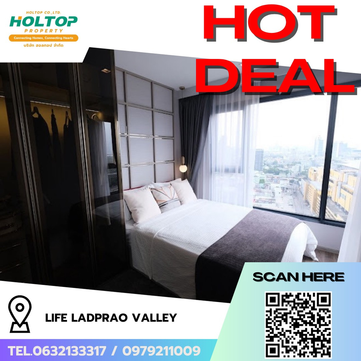 For RentCondoLadprao, Central Ladprao : #R9792 🎉 290369 Condo for rent: Life Ladprao Valley (Previous code R4301)