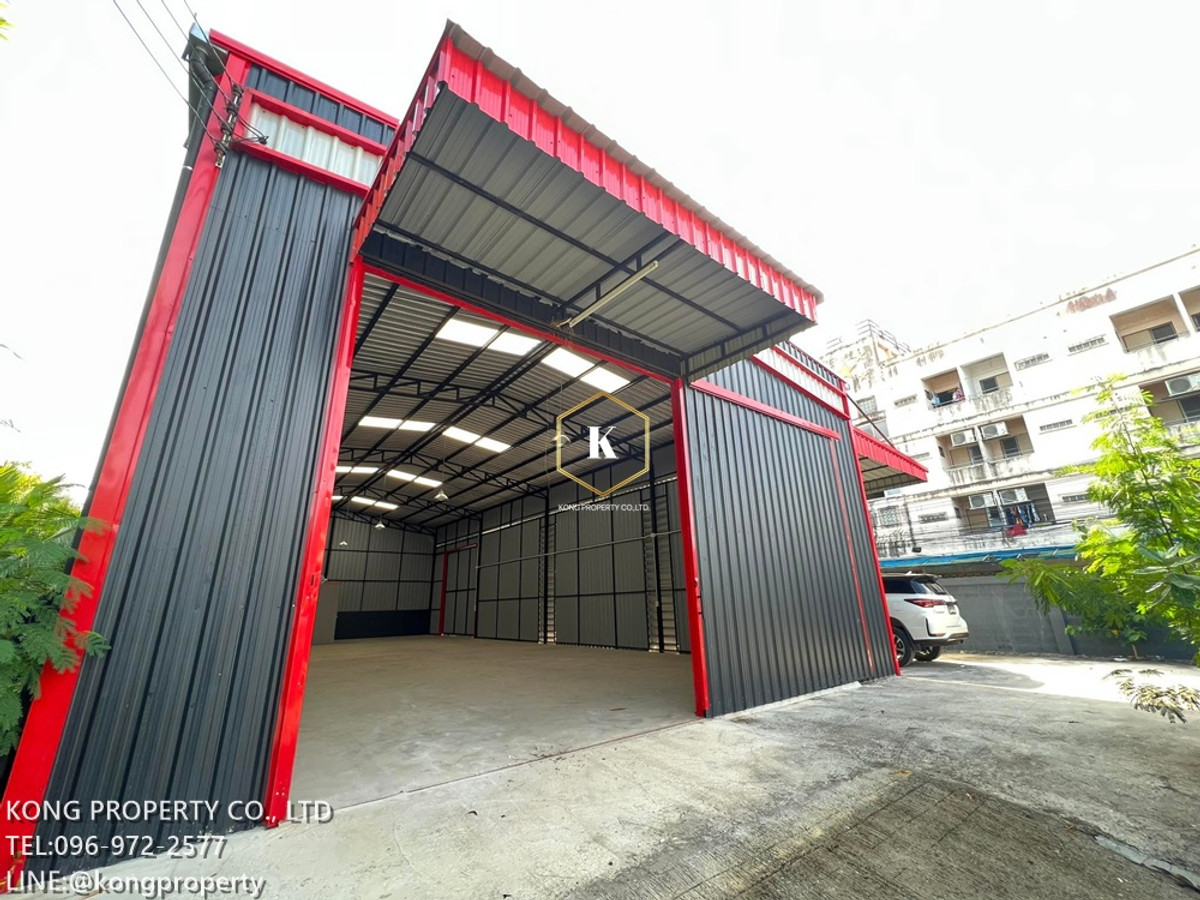 For RentWarehouseLadprao101, Happy Land, The Mall Bang Kapi : Warehouse for rent, Lat Phrao 101, Pho Kaeo 3, Bang Kapi, Bangkok, size 220 sq m.