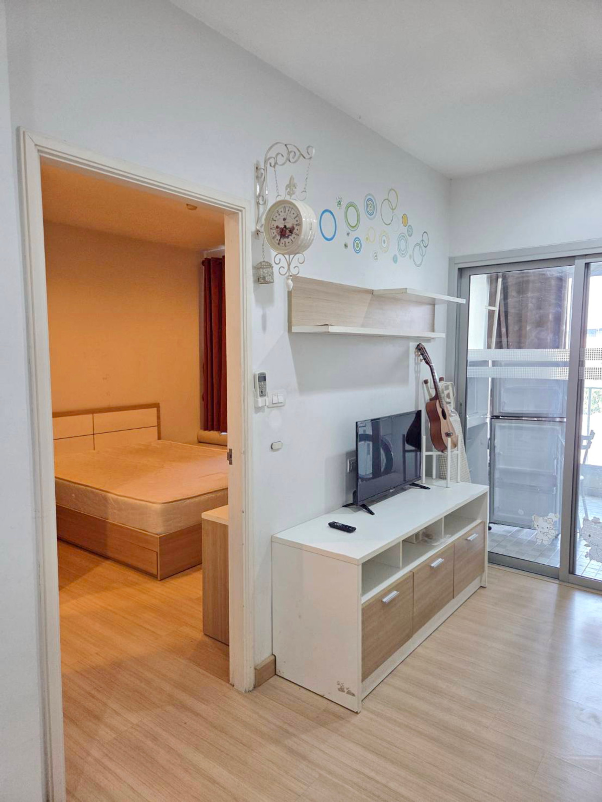 ให้เช่าคอนโดเกษตรศาสตร์ รัชโยธิน : ให้เช่า คอนโด Centric Scene รัชวิภา ห้องมุม  มีเครื่องซักผ้า 