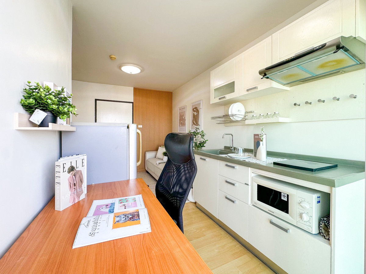 For SaleCondoRama 2, Bang Khun Thian : ✨ Newly decorated, very beautiful! 📢 Smart Condo Rama 2 for sale (Smart Condo Rama 2), Building A, frontmost location 🍃 open view 🧳 just carry your bags and move in!