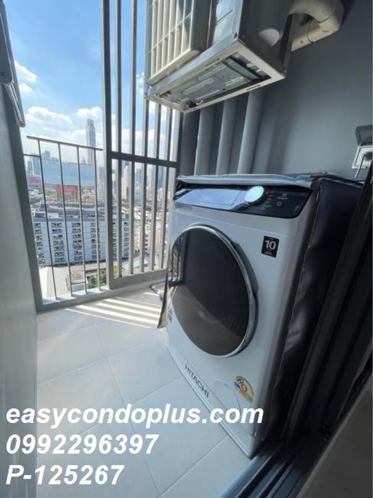 For RentCondoAri,Anusaowaree : P-125267 City View! Aspire Vibha-Victory 1 Bed Fully Furnished near BTS Victory Monument Station! 19,000 THB Line Id: @easycondoplus 099-229-6397