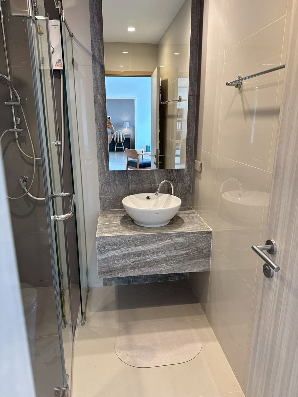 For RentCondoNonthaburi, Bang Yai, Bangbuathong : Condo GROW Rattanathibet, new, beautiful room, available and ready for rent, 2 bedrooms, 2 bathrooms, please inquire.