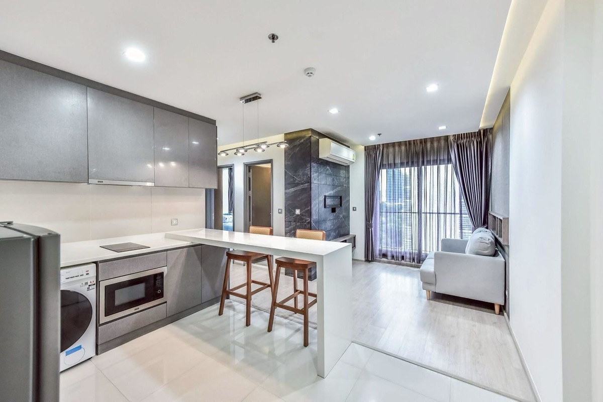 คอนโดราชเทวี พญาไท : ห้องแต่งสวย  !! ราคาพิเศษ !! 🏢 RHYTHM รางน้ำ | 56.8 ตร.ม. | ชั้น 7 | เช่า 40,000 บาท/เดือน