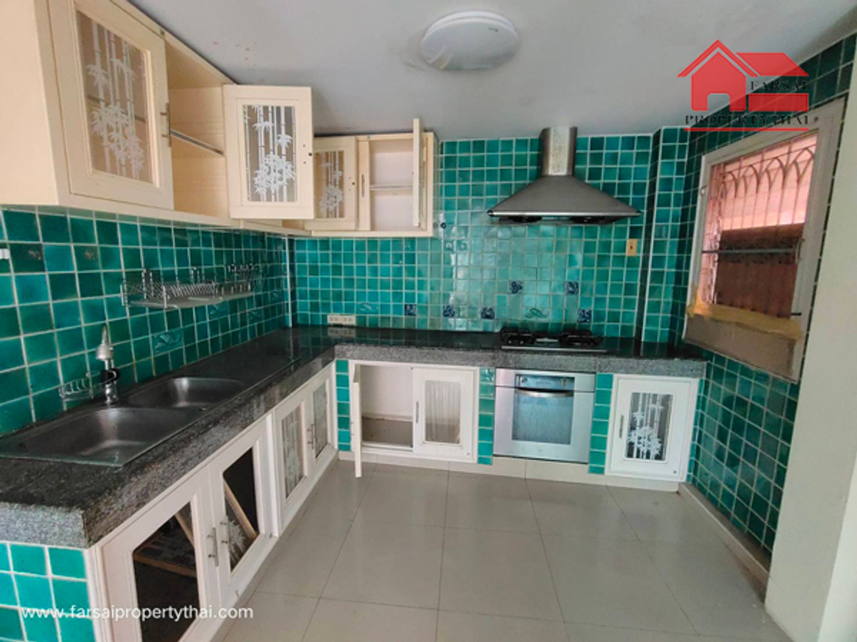 For RentHouseOnnut, Udomsuk : 2-storey detached house for rent, area 120 square meters, 4 bedrooms, 4 bathrooms, air conditioning, fully furnished, Sukhumvit Road 103, Soi Udomsuk, near Central Bangna, rental price 28,000 baht/month ( I want to work with you for a long time. 081-732-9