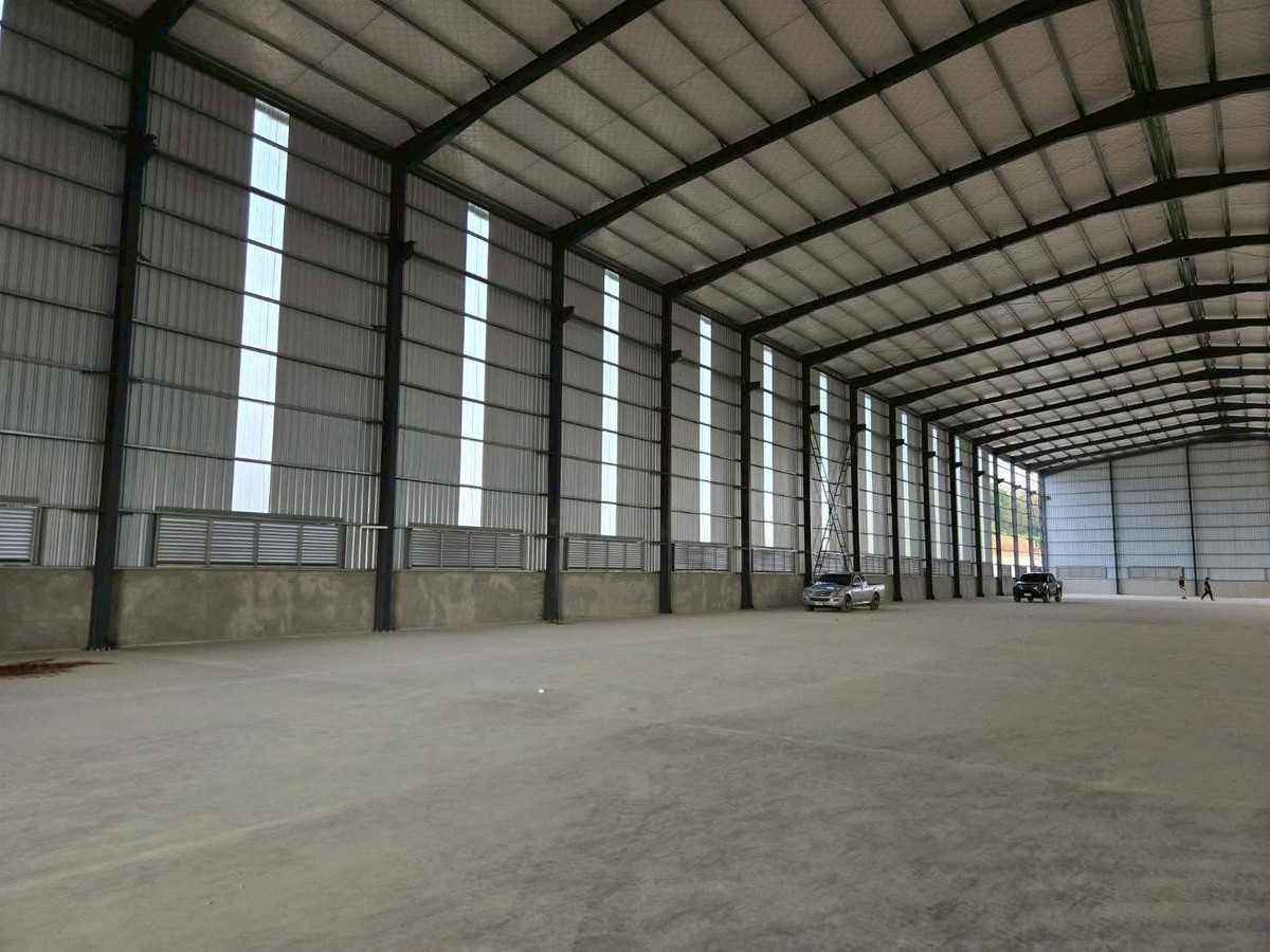 For RentWarehouseRayong : 🚩Warehouse/factory for rent, purple area 96*30 2880 sq m.