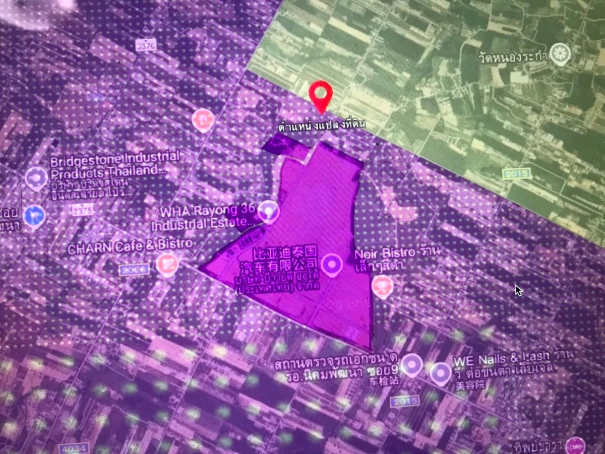 ขายที่ดินระยอง : ขายที่ดินระยอง 48 ไร่ ติดถนนสาย 15 หน้ากว้าง 480 เมตร เขตพื้นที่สีม่วงลายตาราง
