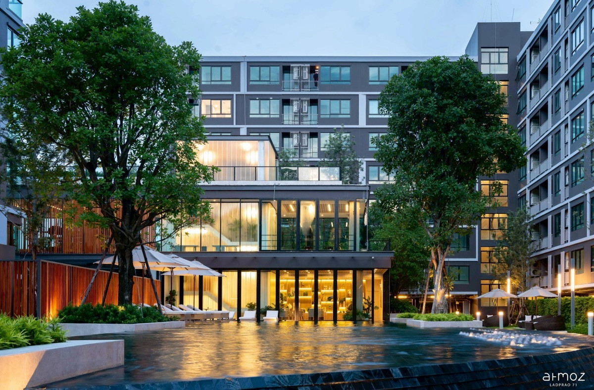 ขายคอนโดโชคชัย4 ลาดพร้าว71 : ซื้อแล้วรับเงินทันที !! ขายถูกคอนโดพร้อมผู้เช่าโครงการ Atmoz ลาดพร้าว71 ชั้น 7 ขนาด 38.11 ตร.ม.  แถมเฟอร์ครบ !! 