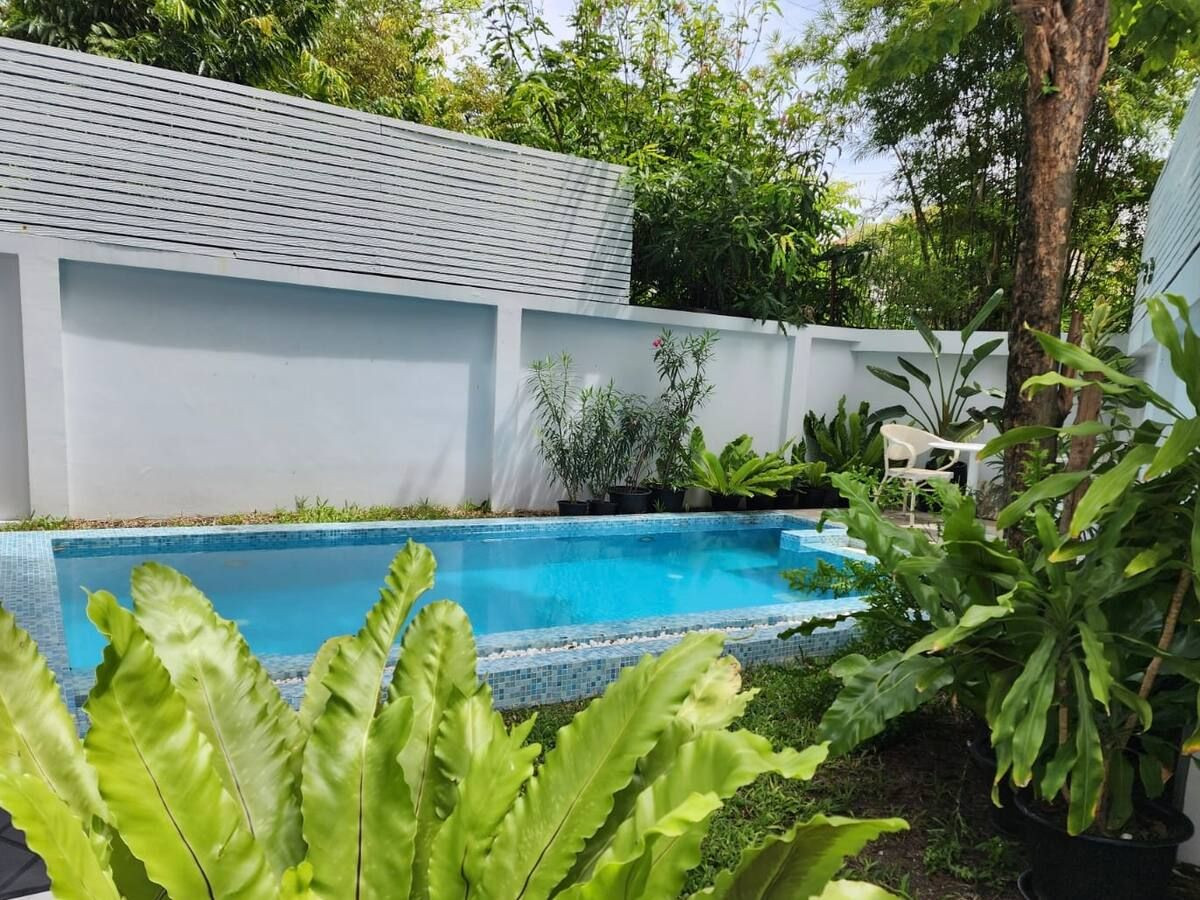 For RentHouseSukhumvit, Asoke, Thonglor : 🔥 Luxury Single House for Rent – Maison Blanche Sukhumvit 67 | 5 Bedrooms 412 SQ.M. | Prime Sukhumvit Location