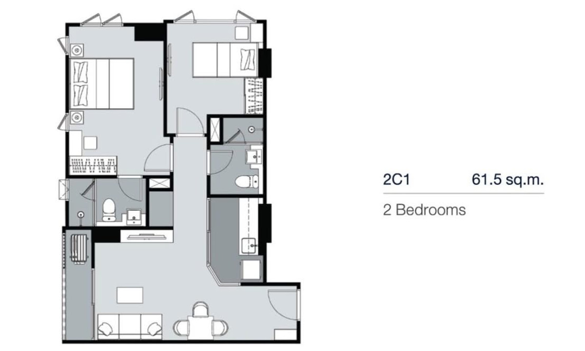 ขายคอนโดท่าพระ ตลาดพลู วุฒากาศ : 🔥 ขาย 🔥 ศุภาลัย ไลท์ ท่าพระ - วงเวียนใหญ่ - Supalai Lite Thaphra - Wongwian Yai / 1 Bedroom ATOM024