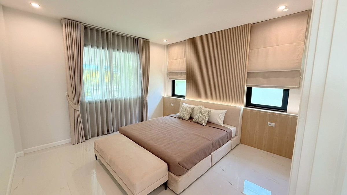 For SaleHousePattaya, Bangsaen, Chonburi : Detached House Nibbana Shade / 4 Bedrooms (FOR SALE) AM100