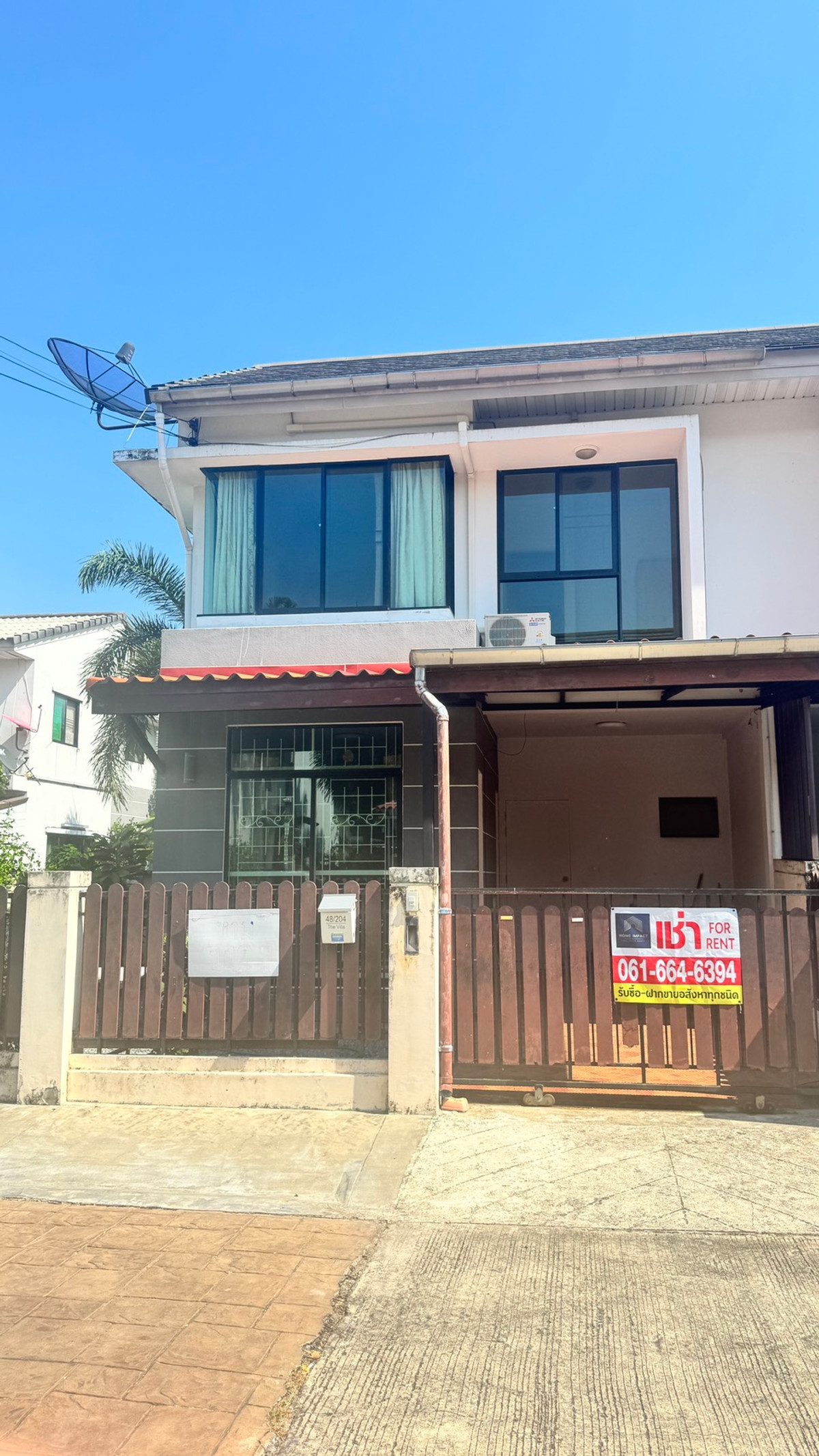 For RentTownhomeMin Buri, Romklao : For rent Townhouse The Villa Ramkhamhaeng-Suvarnabhumi Ramkhamhaeng 174