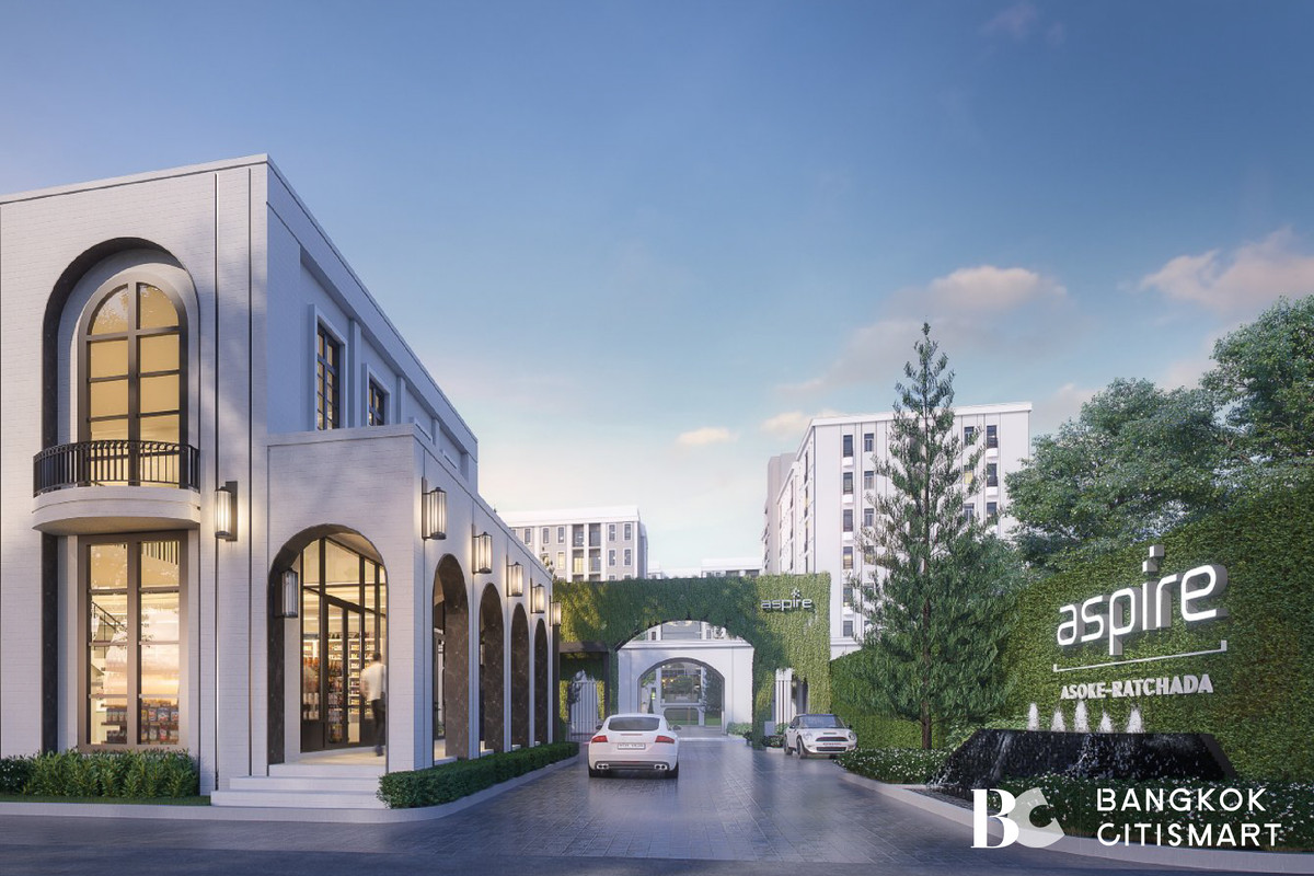 ให้เช่าคอนโดพระราม 9 เพชรบุรีตัดใหม่ RCA : 🔥 พร้อมเข้าอยู่ Aspire Asoke-Ratchada (1 ห้องนอน 35 sq.m.) ห้องแปลนสวยฟังก์ชันตอบโจทย์ สนใจ : 095-370-1451 (Kate)