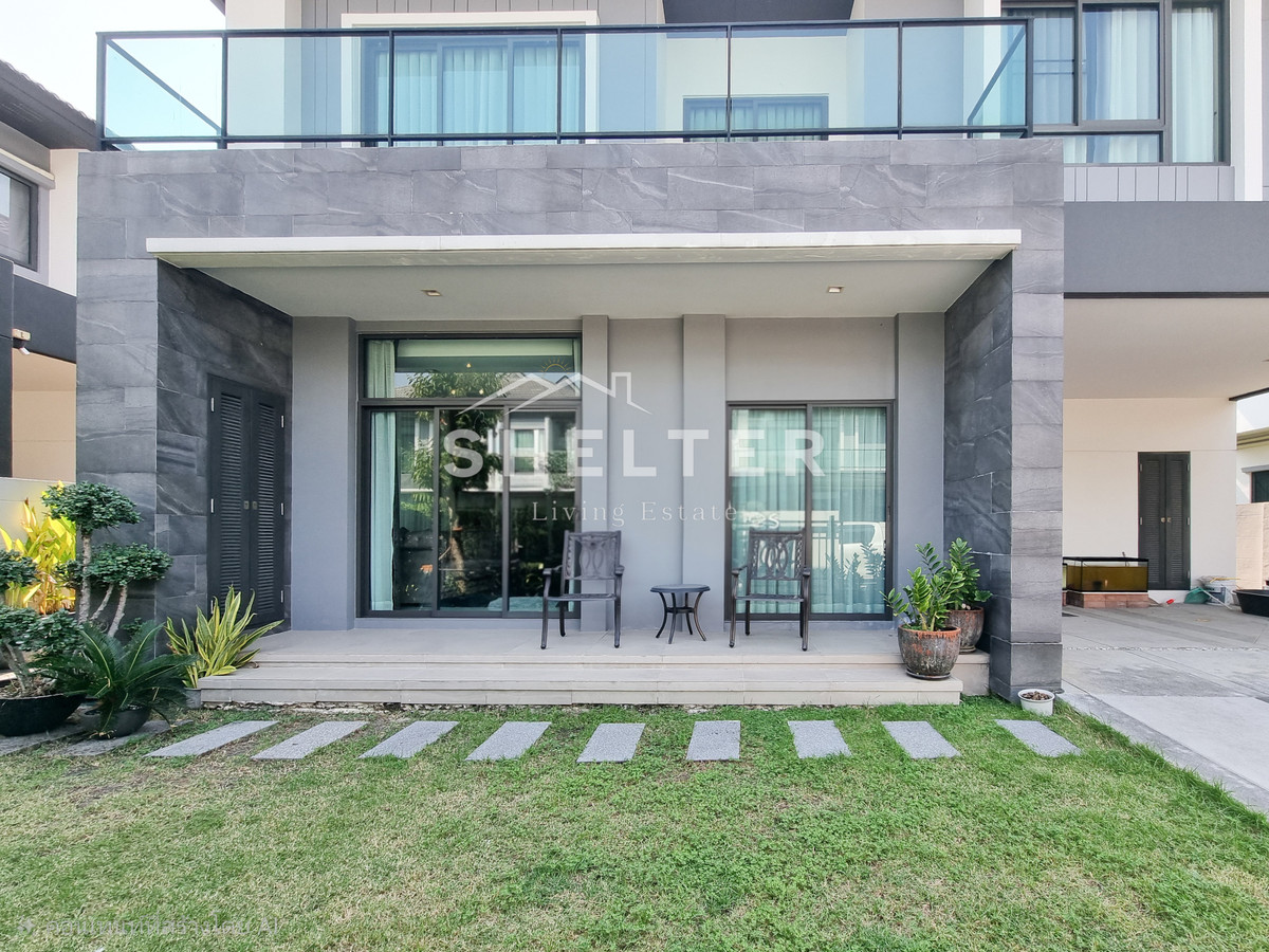 For SaleHouseSeri Thai, Ramkhamhaeng Nida : 2-story detached house, Seri Thai - Ramindra area, near Fashion Island.