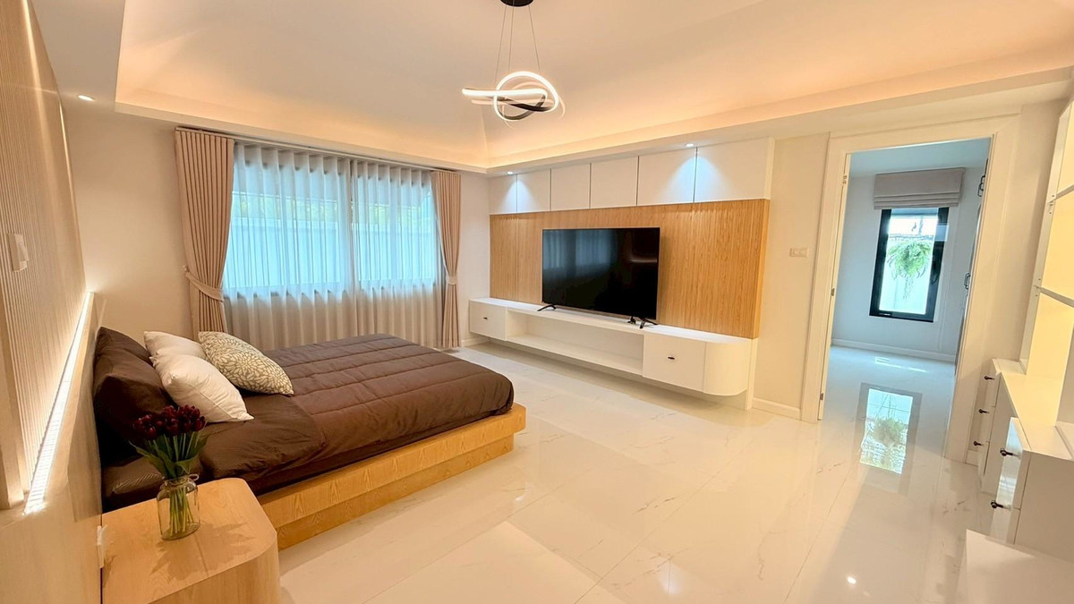 For SaleHousePattaya, Bangsaen, Chonburi : Detached House Nibbana Shade / 4 Bedrooms (FOR SALE) AM100