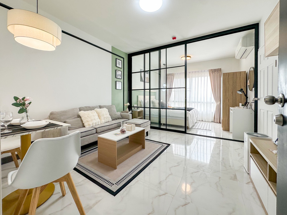 For SaleCondoChokchai 4, Ladprao 71, Ladprao 48, : 🔥 The Tree Lat Phrao-Wang Hin Newly decorated ✨ 8th floor, open view, good wind, already rich, fully decorated 🧳 just bring your bags.