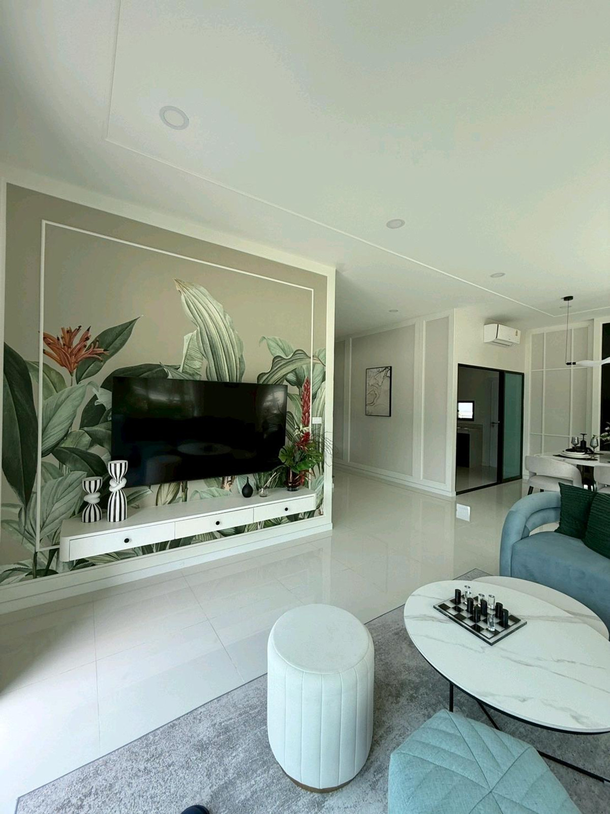 ขายบ้านนนทบุรี บางใหญ่ บางบัวทอง : บ้านเดี่ยว ตกแต่งพร้อมเข้าอยู่ ทำเลหน้าคลับเฮ้าส์