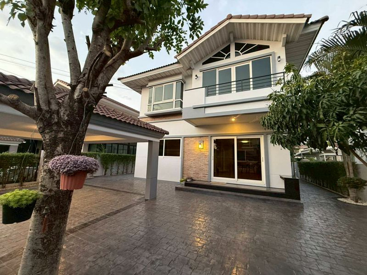 ขายบ้านลาดกระบัง สุวรรณภูมิ : ขายขาดทุน บ้านเดี่ยวทำเลดี ใกล้สนามบินสุวรรณภูมิ  ศุภาลัย การ์เด้นวิลล์ สุวรรณภูมิ ลาดกระบัง 54