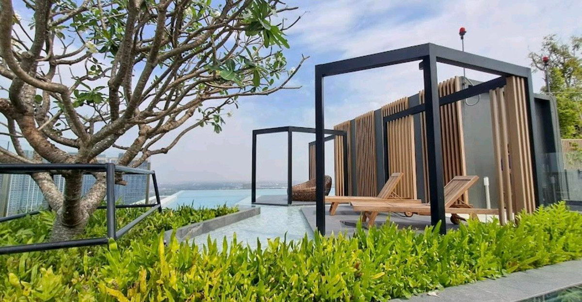 For RentCondoRattanathibet, Sanambinna : Cheap for rent, Ken attitude, high floor, fully furnished, ready to move in (duplex type)