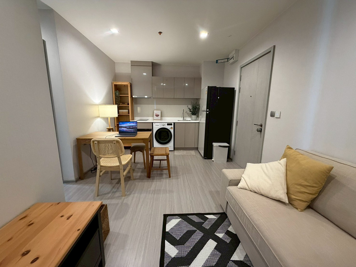 For RentCondoOnnut, Udomsuk : (For rent) Condo Life Sukhumvit 62 I 2-BR, beautiful room, complete furniture + electrical appliances, high floor, open view ㅡ near 🚆BTS Bang Chak