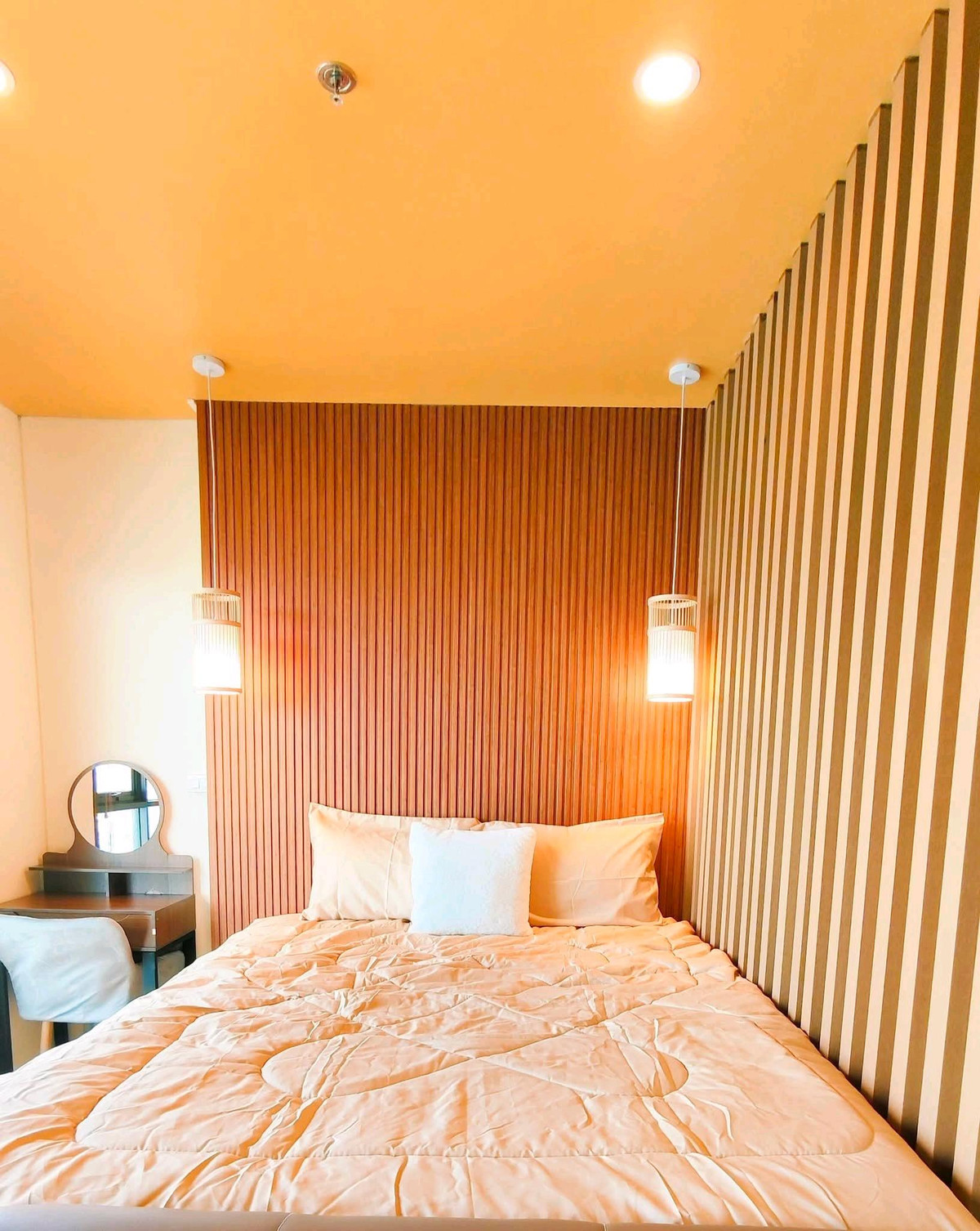 ให้เช่าคอนโดเกษตรศาสตร์ รัชโยธิน : ให้เช่าลุมพินี พาร์ค พหล32 แต่งห้องสไตล์ญี่ปุ่น พร้อมเตียงทาทาแบบมีบันได ใกล้รถไฟฟ้า 200 ม