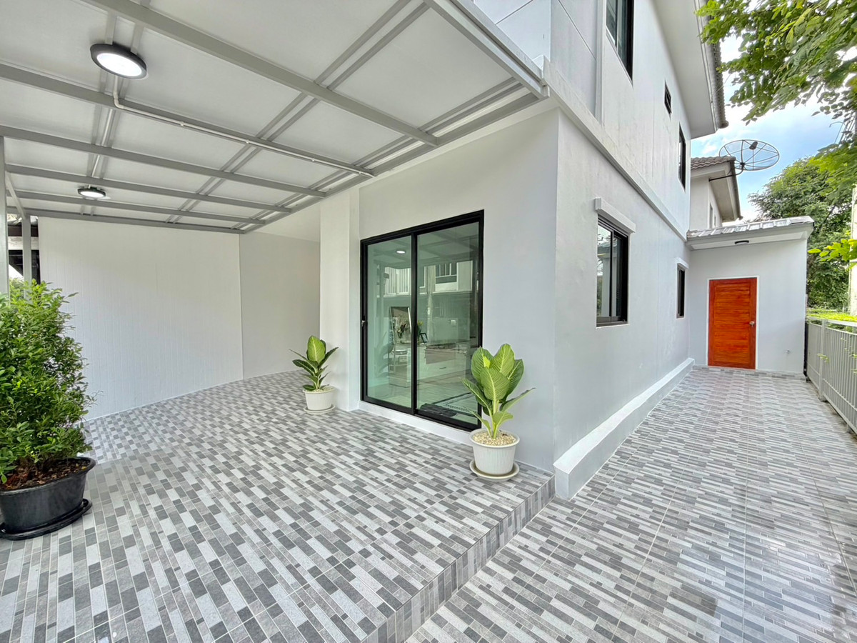 ขายทาวน์โฮมนนทบุรี บางใหญ่ บางบัวทอง : ขายทาวน์เฮาส์พฤกษาวิลล์ 63/1 พระราม 5 หลังมุม 25.1 ตร.ว. หน้ากว้าง 8 ม. ฟรีโอน