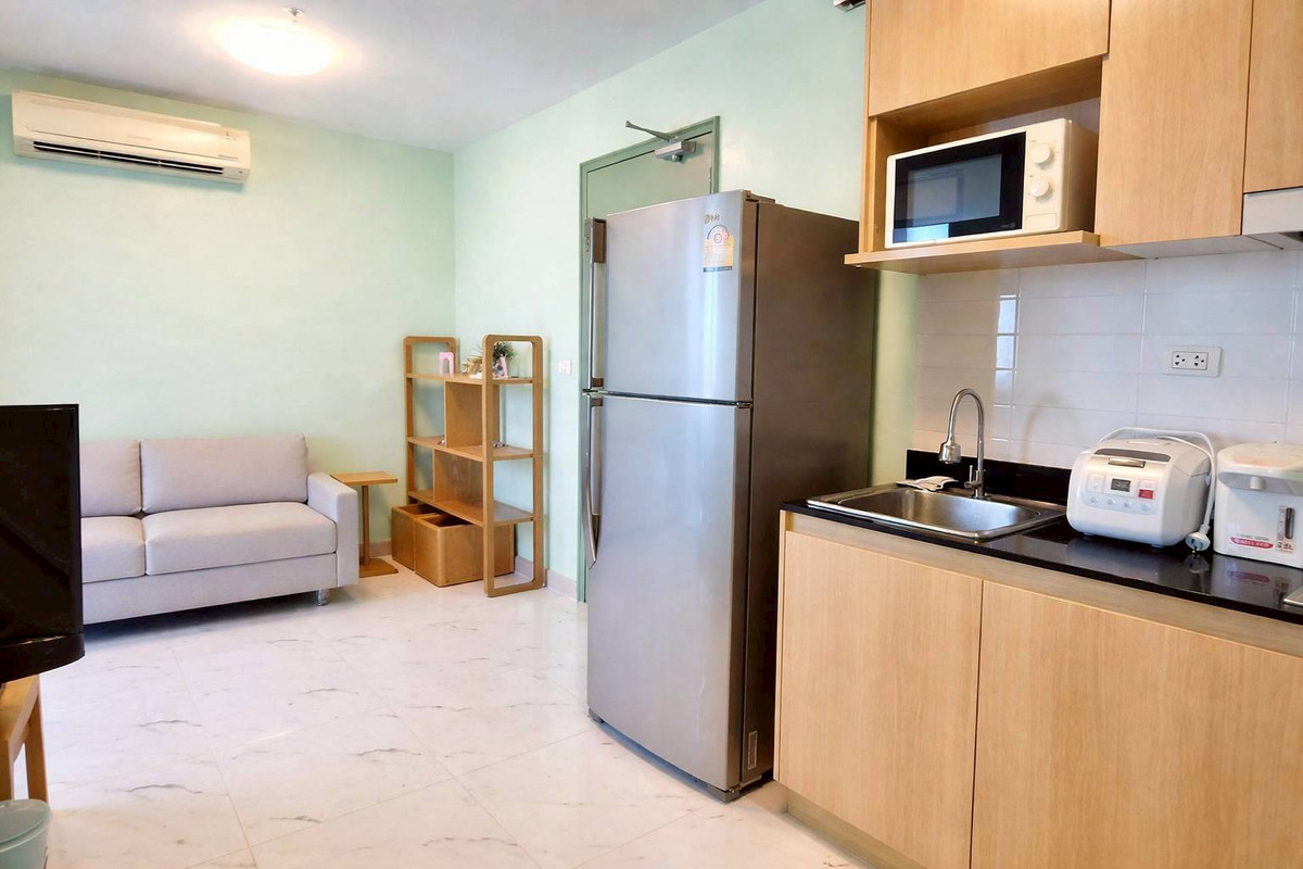 For RentCondoOnnut, Udomsuk : 🌿 Ideo Blucove Sukhumvit | Newly Renovated, Ready to Move In! 🏙️ A beautifully designed room in natural tones, warm and cozy—feel relaxed every day ☀️ 🛍️(Directly from the Project’s Official Sales Team)