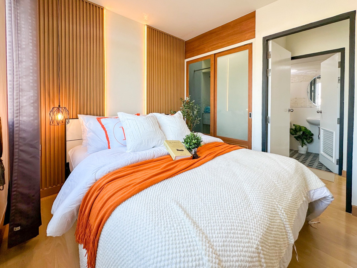 For SaleCondoRama 2, Bang Khun Thian : ✨ Newly decorated, very beautiful! 📢 Smart Condo Rama 2 for sale (Smart Condo Rama 2), Building A, frontmost location 🍃 open view 🧳 just carry your bags and move in!