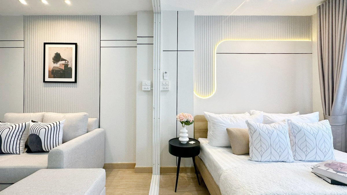 For SaleCondoKaset Nawamin,Ladplakao : 📌Lumpini Condo Town Ramintra-Lat Pla Khao 2 📌 ✨️Next to The Jass Ramintra 🚅Only 10 minutes from MRT Lat Pla Khao✨️