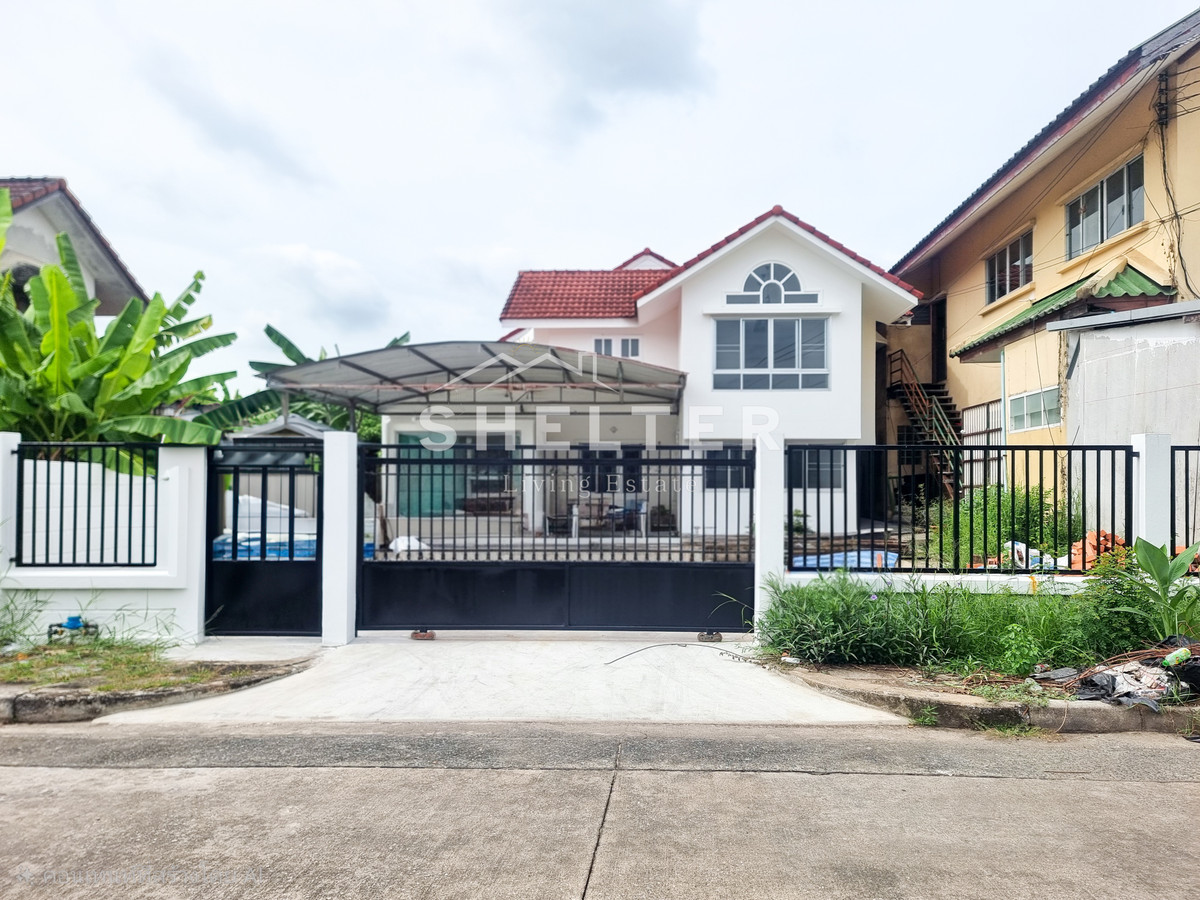 For SaleHouseMin Buri, Romklao : Single house for sale with tenant Near Triam Udom Suksa Nomklao School, easy travel, near the motorway. Suvarnabhumi Airport surrounded by Community 🏡