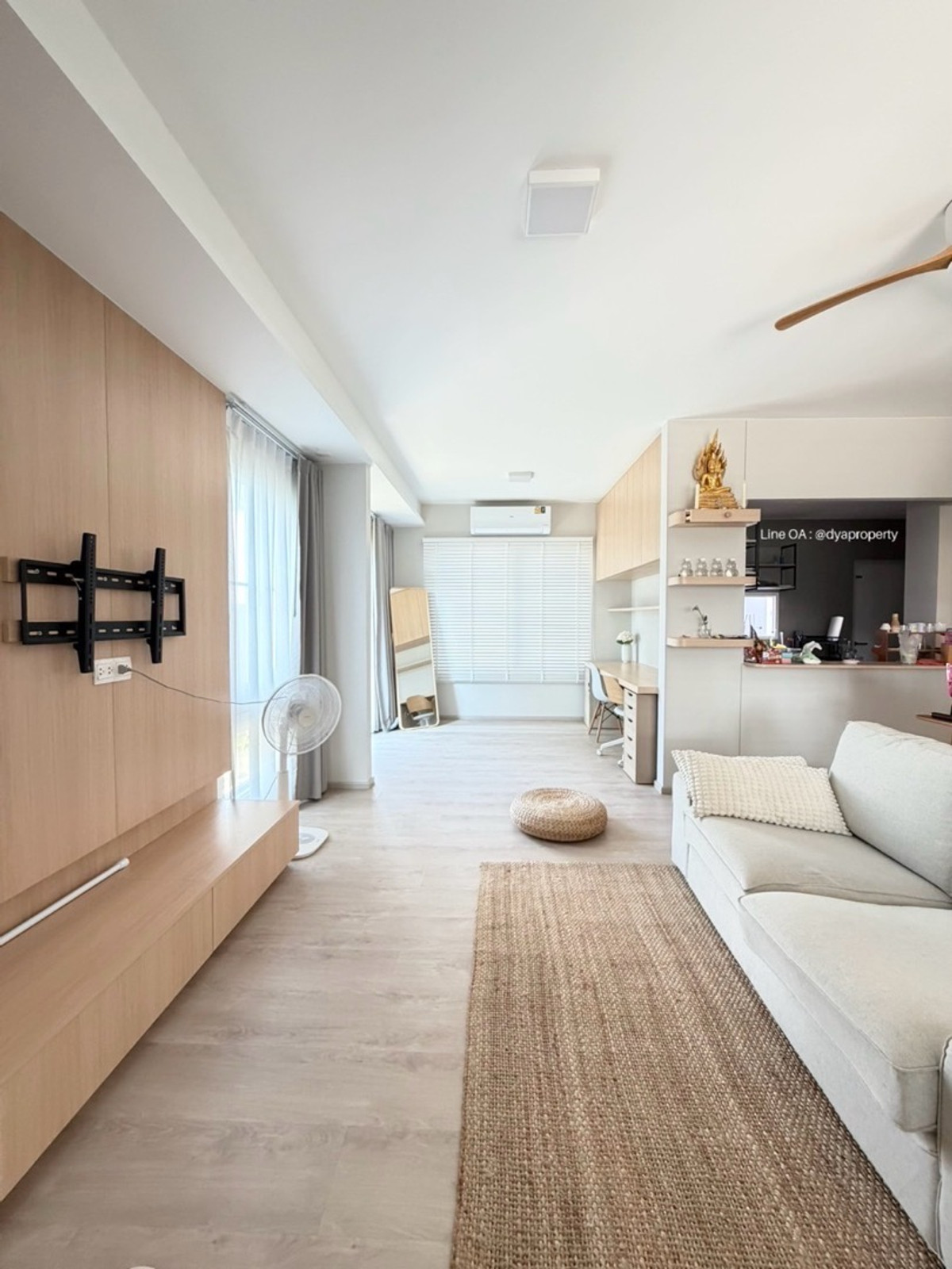 For RentNonthaburi, Bang Yai, Bangbuathong : 2-story semi-detached house for rent, Anya Westgate Village, house ready to move in. Can raise animals In Soi Wat Lat Pla Duk