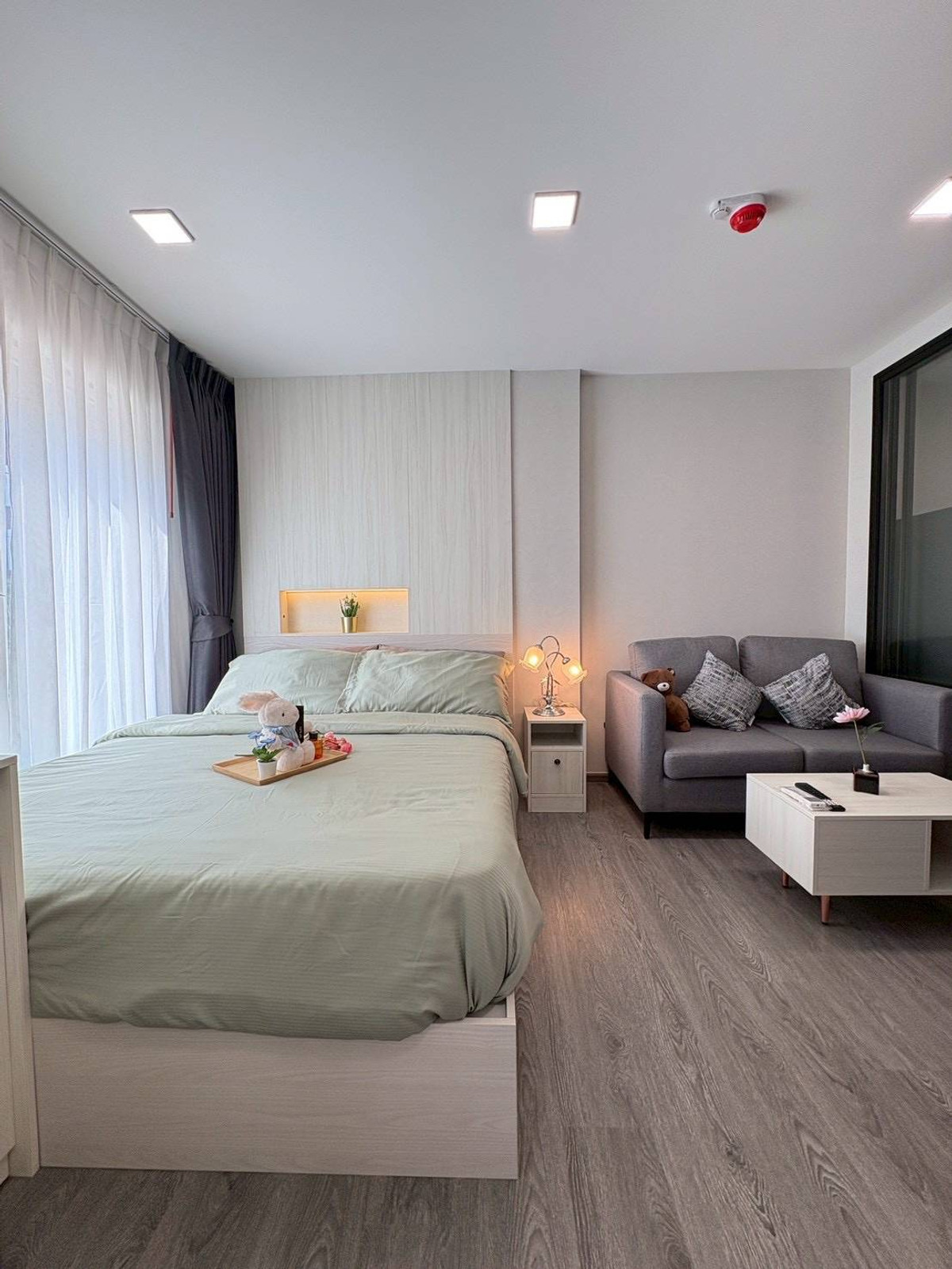 For RentCondoPathum Thani,Rangsit, Thammasat : Condo for rent, Kave Wonderland, new room, new project.