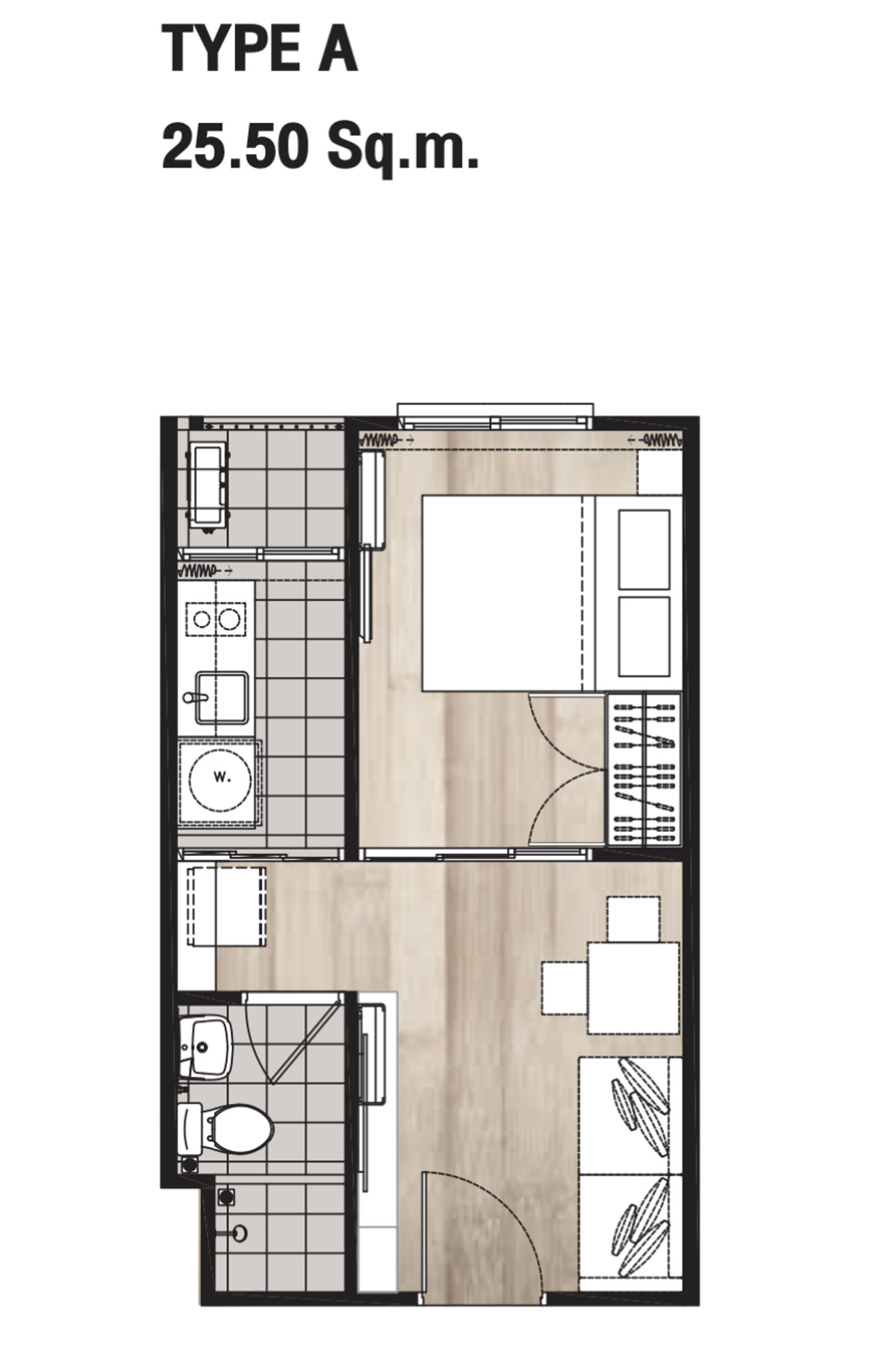 For RentCondoBangna, Bearing, Lasalle : You can get a discount for 2 years. There is a VDO for you to watch (there is a laundry service in the nearest building. 7/11, central area, BTS view) - for rent Notting Hill Sukhumvit 105 near BTS Bearing 400m