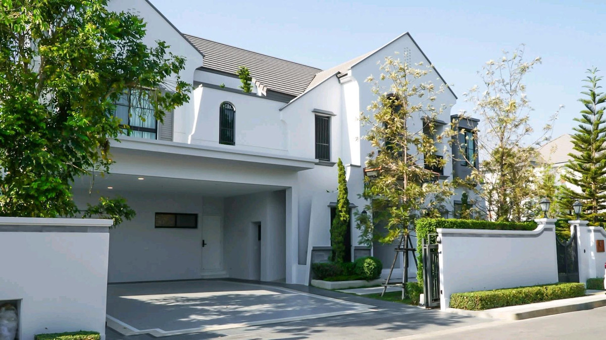 HousePattanakan, Srinakarin : For sale/rent luxury house NANTAWAN Nantawan Rama 9 - Krungthep Kreetha New Road, corner house.