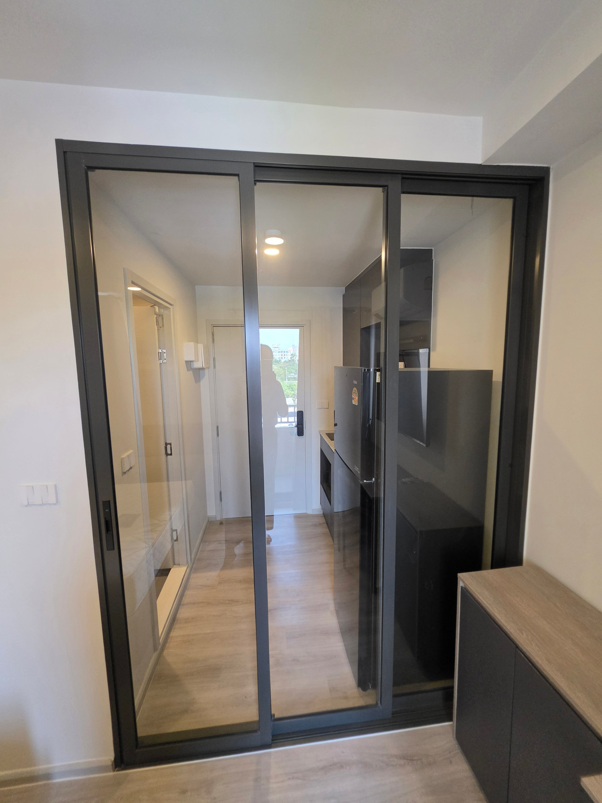 For RentCondoRatchadapisek, Huaikwang, Suttisan : Condo for Rent: Quintara Mhy Gen — Studio 21 sq.m. near MRT Huai Khwang, Only 13,000 THB/Month