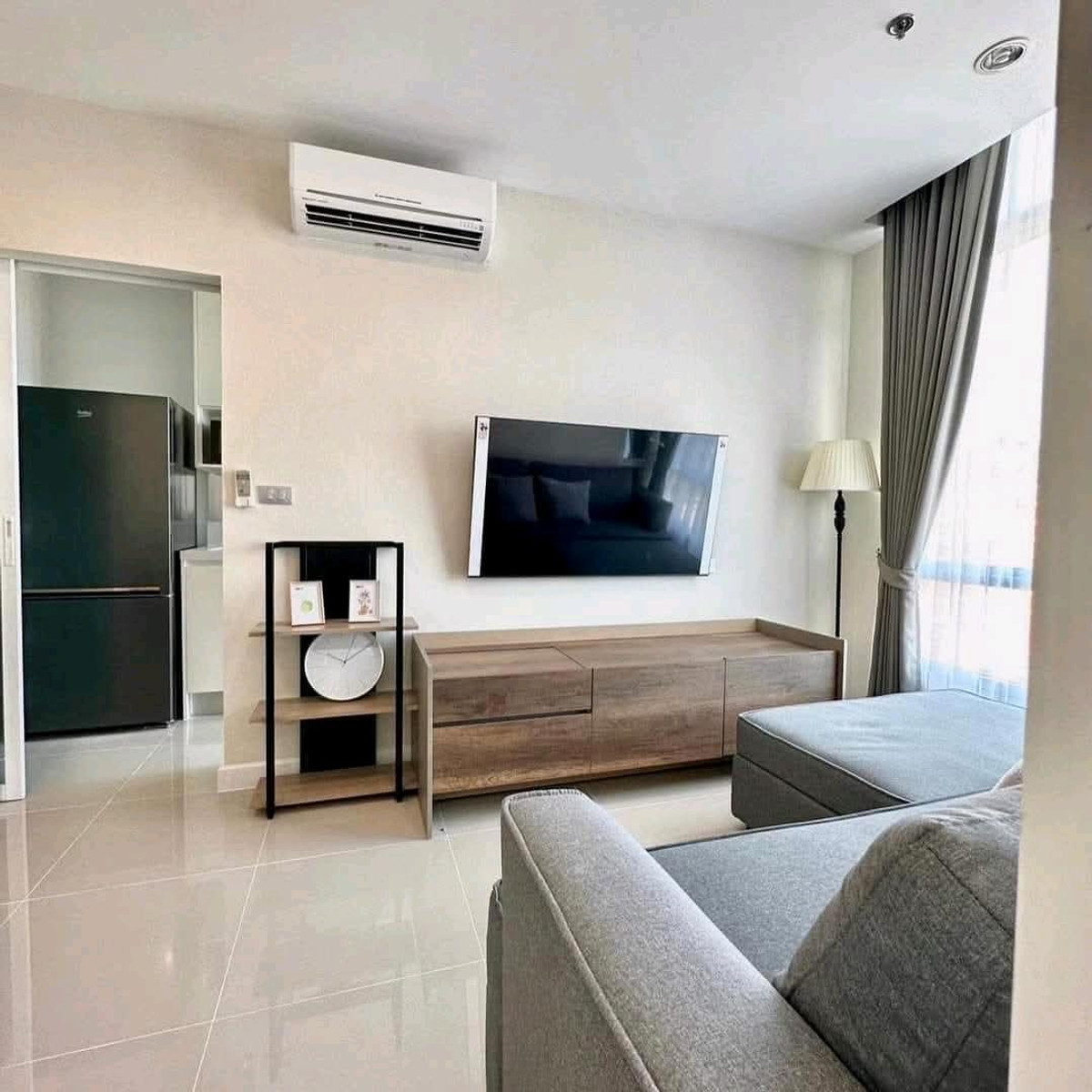 For RentCondoOnnut, Udomsuk : 🚩For Rent : The Sky sukhumvit / Available April 16,26 / 35 Sqm. / Fully Furnished