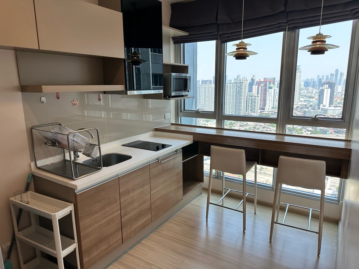 For RentCondoOnnut, Udomsuk : Rhythm Sukhumvit 50 | 3 mins to BTS On Nut High floor , Nice view