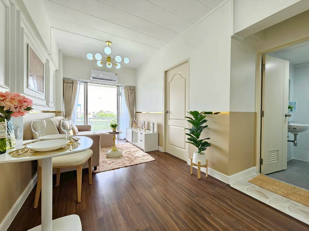 For SaleCondoChokchai 4, Ladprao 71, Ladprao 48, : Good location, near Big C Lat Phrao Very beautifully decorated, 1 bedroom, price 1.49 million, make an appointment to see the room 0925141987