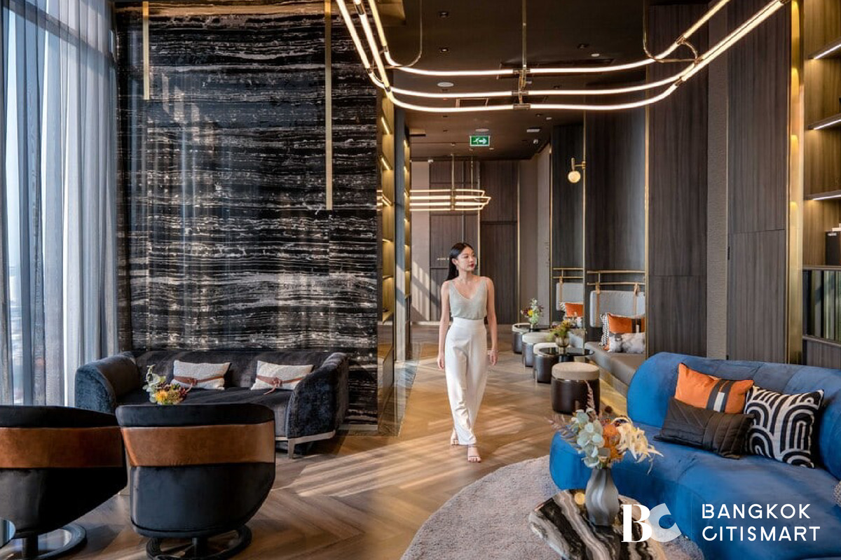 For RentCondoSukhumvit, Asoke, Thonglor : 🔥 Ready to move in, Park Origin Thonglor (2 bedrooms, 45.5 sq.m.), west side room, city view, interested: 0952072852 (Kate)