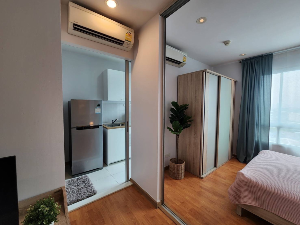 For RentCondoThaphra, Talat Phlu, Wutthakat : Condo, 10th floor, fully furnished, beautifully decorated, for rent in Tha Phra-Phetkasem area, near BTS Bang Wa, only 500 meters.