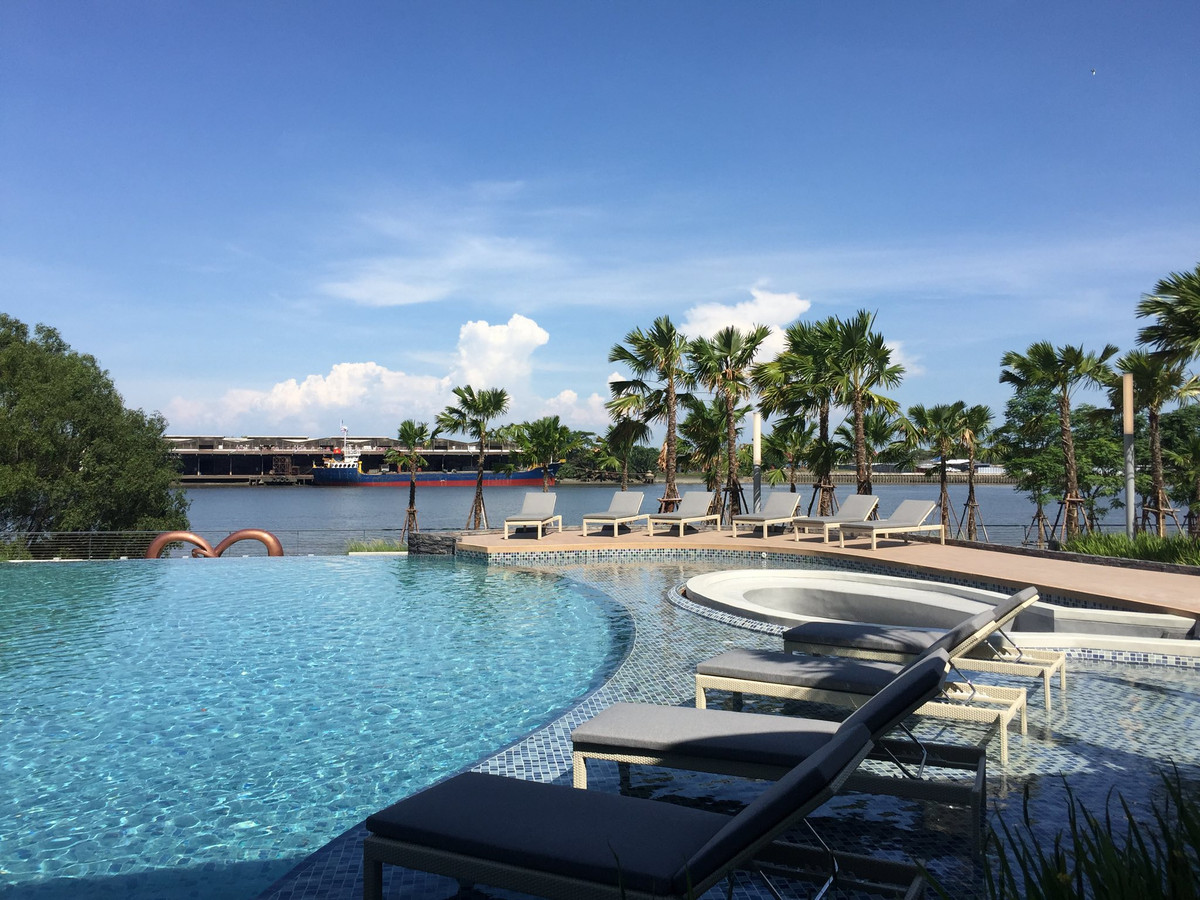 For RentCondoRama3 (Riverside),Satupadit : E272 🎉310369 Condo for Rent Supalai Riva Grande Rama 3